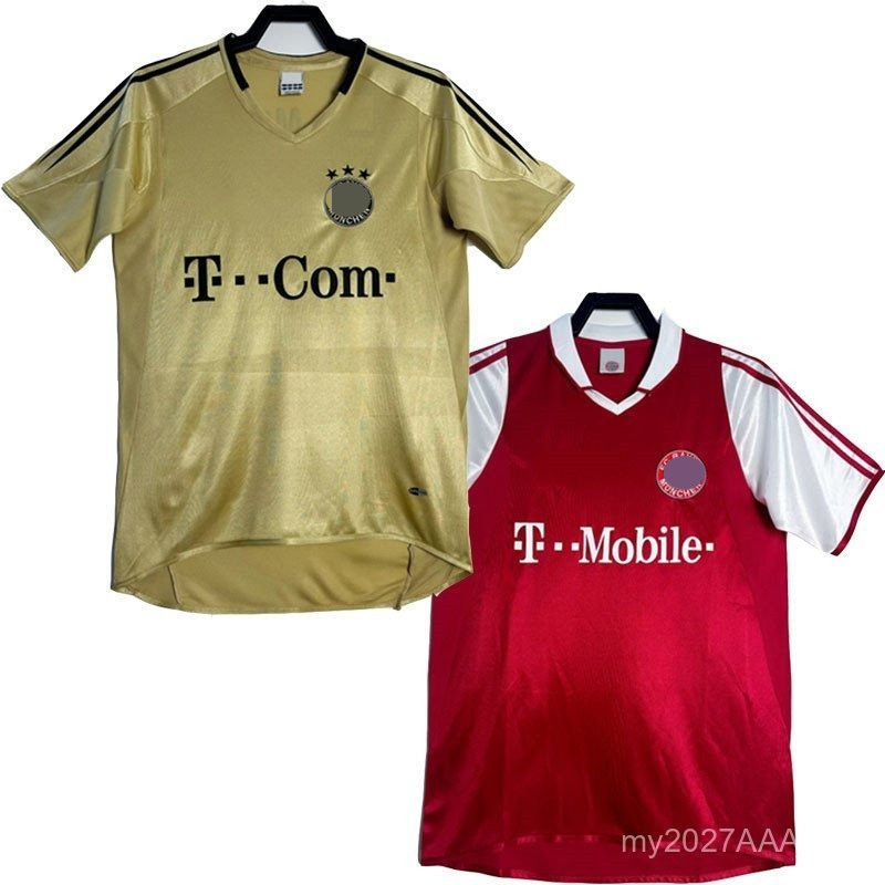 Áo thun thể thao S-XXL Retro Bayern Munich 2003 2004 dành cho nam