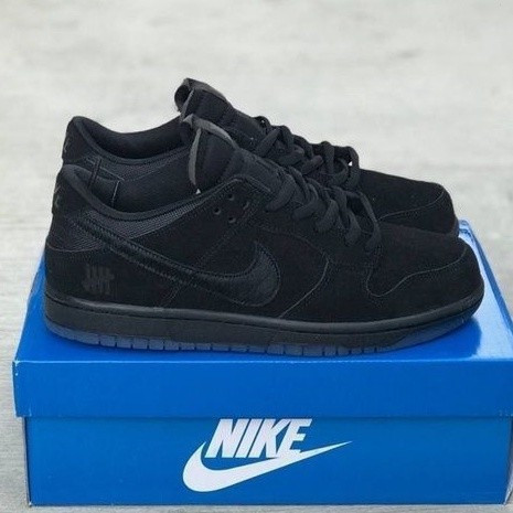NIKE SB DUNK LOW PRO X GOOD FAKE UNDEFEED ALL BLACK PREMIUM
