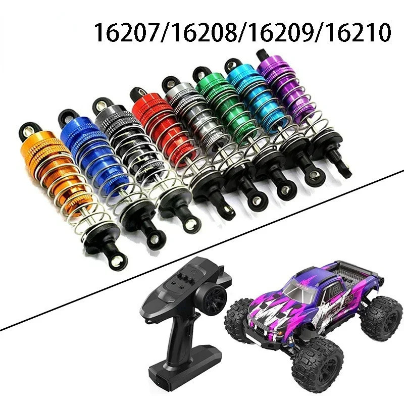 2 Chiếc Kim Loại Giảm Chấn Trước Và Sau Cho Xe Mjx 16207 16208 16209 16210 1 / 16 Rc