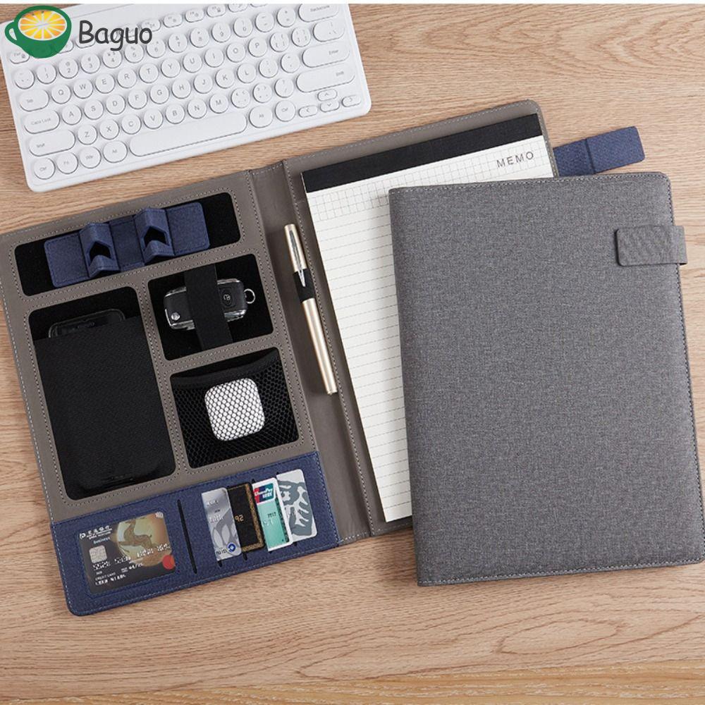 BAGUO Business Clipboard, Đàm phán Giấy Notepad Sắp xếp Thư mục hội nghị A4, Thư mục tập tin A4 3 mà