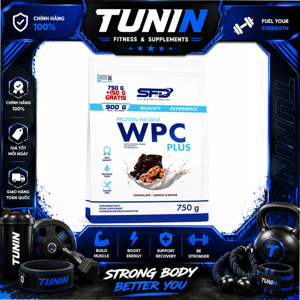 Whey Concentrate SFD WPC 84 InStant 700g 23 portions - Sữa dành cho người chơi thể thao 23 Servings 