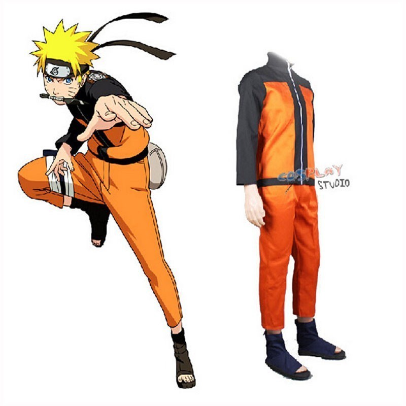 Men Clothes Anime Naruto Outfit For Man Show Suits Japanese Cartoon Costumes Naruto Coat Top Pants A