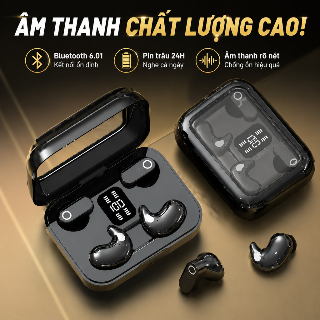 Tai nghe BluetoothTWS có khả năng khử tiếng ồn Tuổi thọ pin dài Âm thanh nổi…