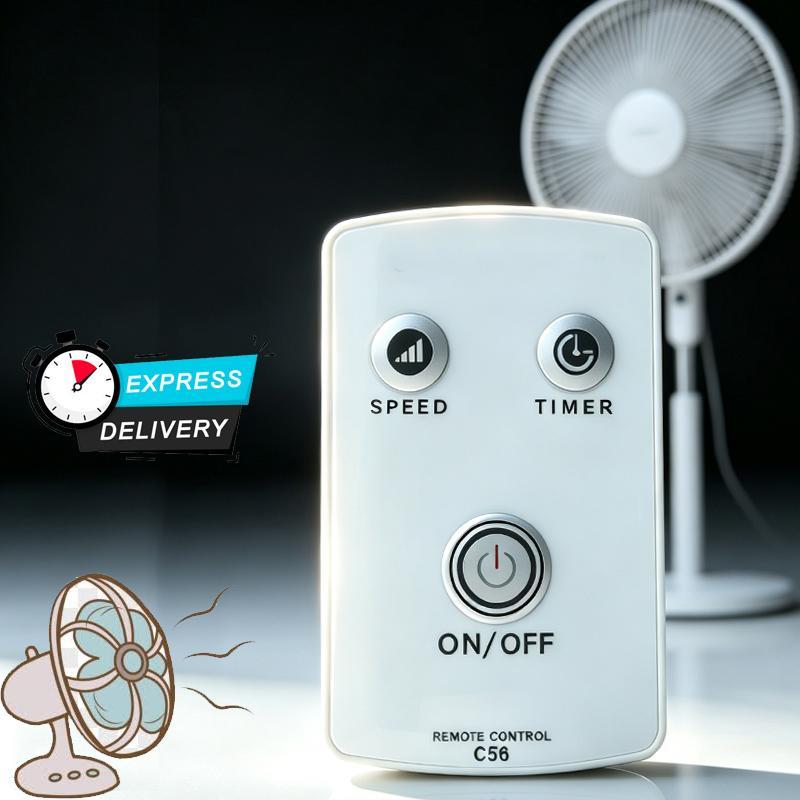 Mới C56 Tương thích với điều khiển từ xa quạt Mitsu, bao gồm các mẫu C56-RQ4 và C56-RQ5.