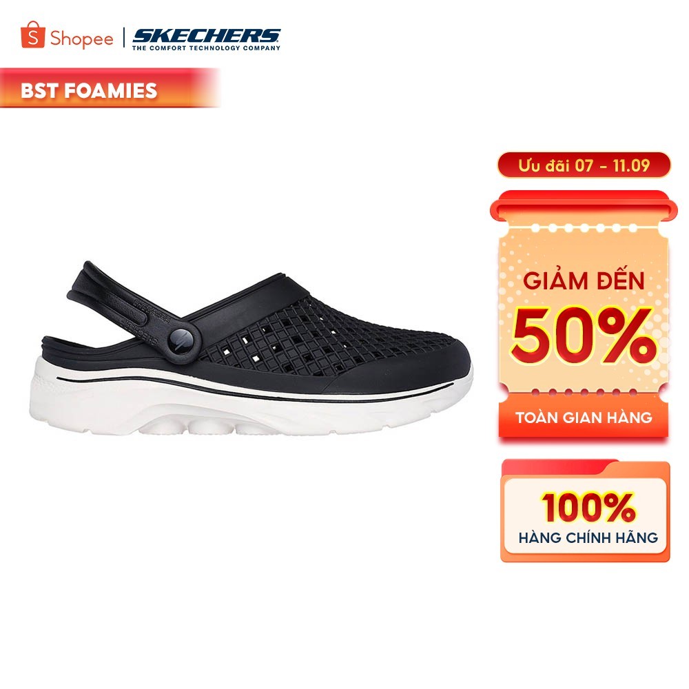 Giày Clog Nam Skechers Foamies GOwalk 7 Ambition - 243283-BKW Online Sale