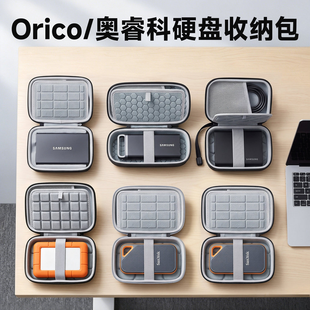 Hubing Thích Hợp Cho Orico Orico 2.5 Inch S500Pro Túi Bảo Quản Ổ Cứng CP25C3 / S500 / CP25U3 Hộp Bảo