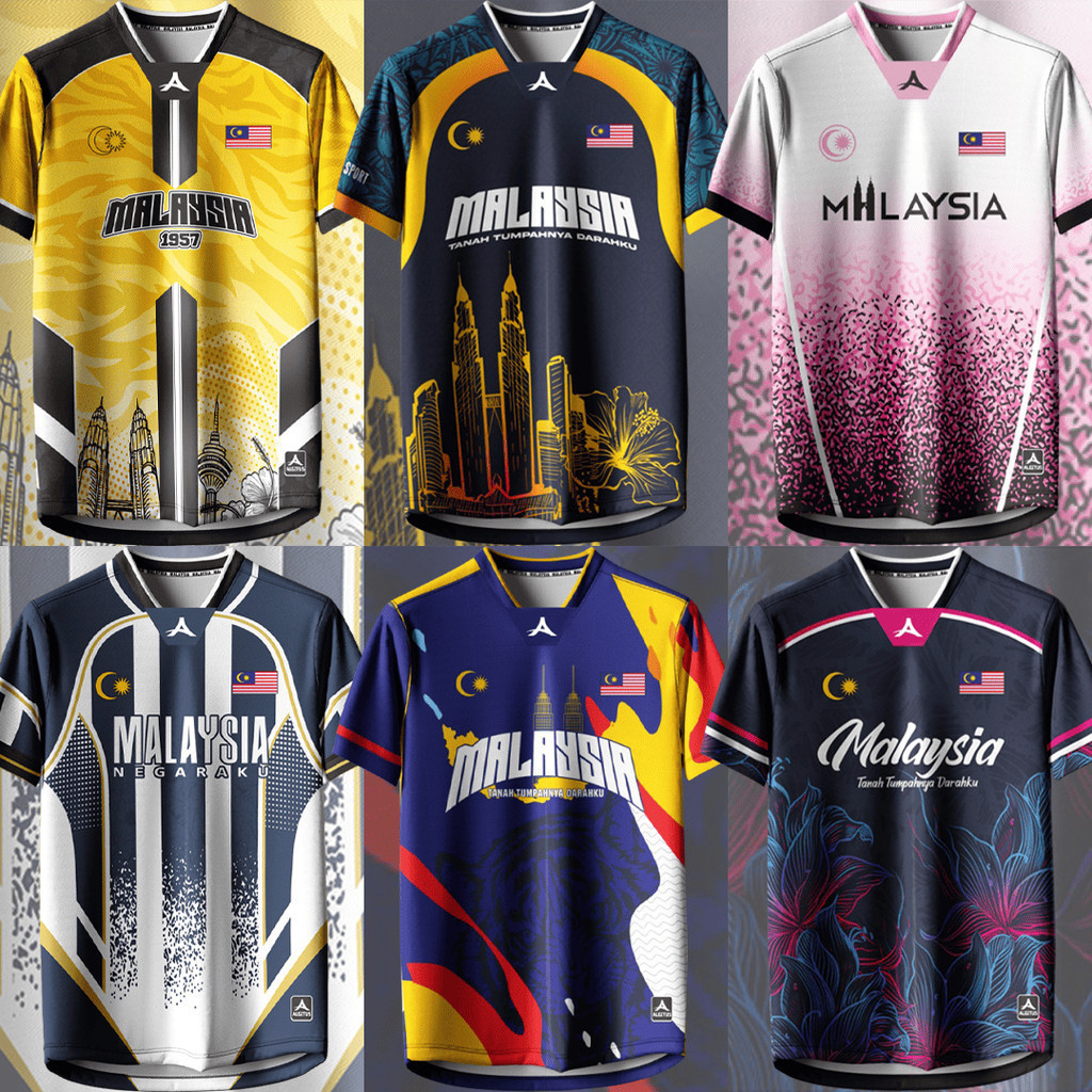 (HARGA BORONG) MALAYSIA NFL SUBLIMATION [M102-M126] JERSEY UNISEX (BAJU JERSI MALAYSIA VIRAL LENGAN 