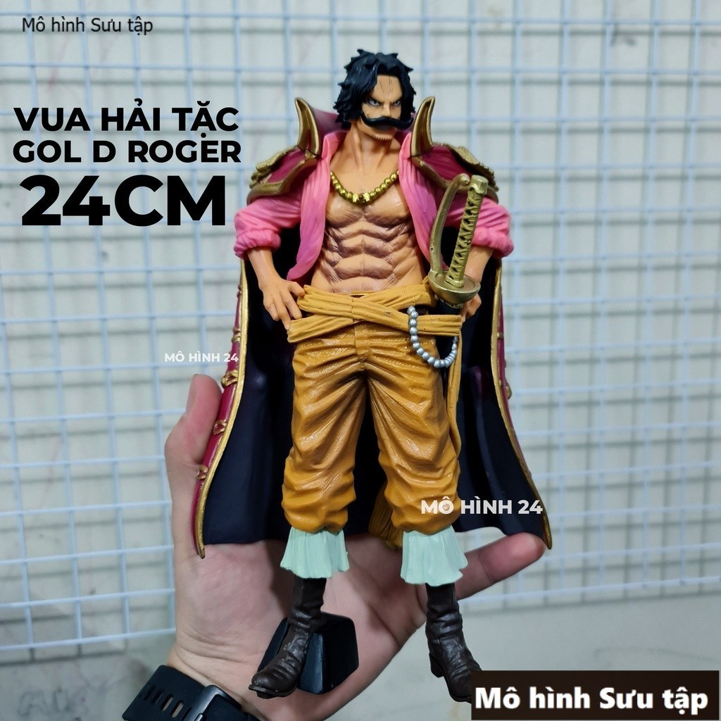 [24cm] Mô HÌNH nhân vật vua hải tặc Gol D Roger  KING OF ARTIST THE GOL.D.ROGER Gold ROger figure 24