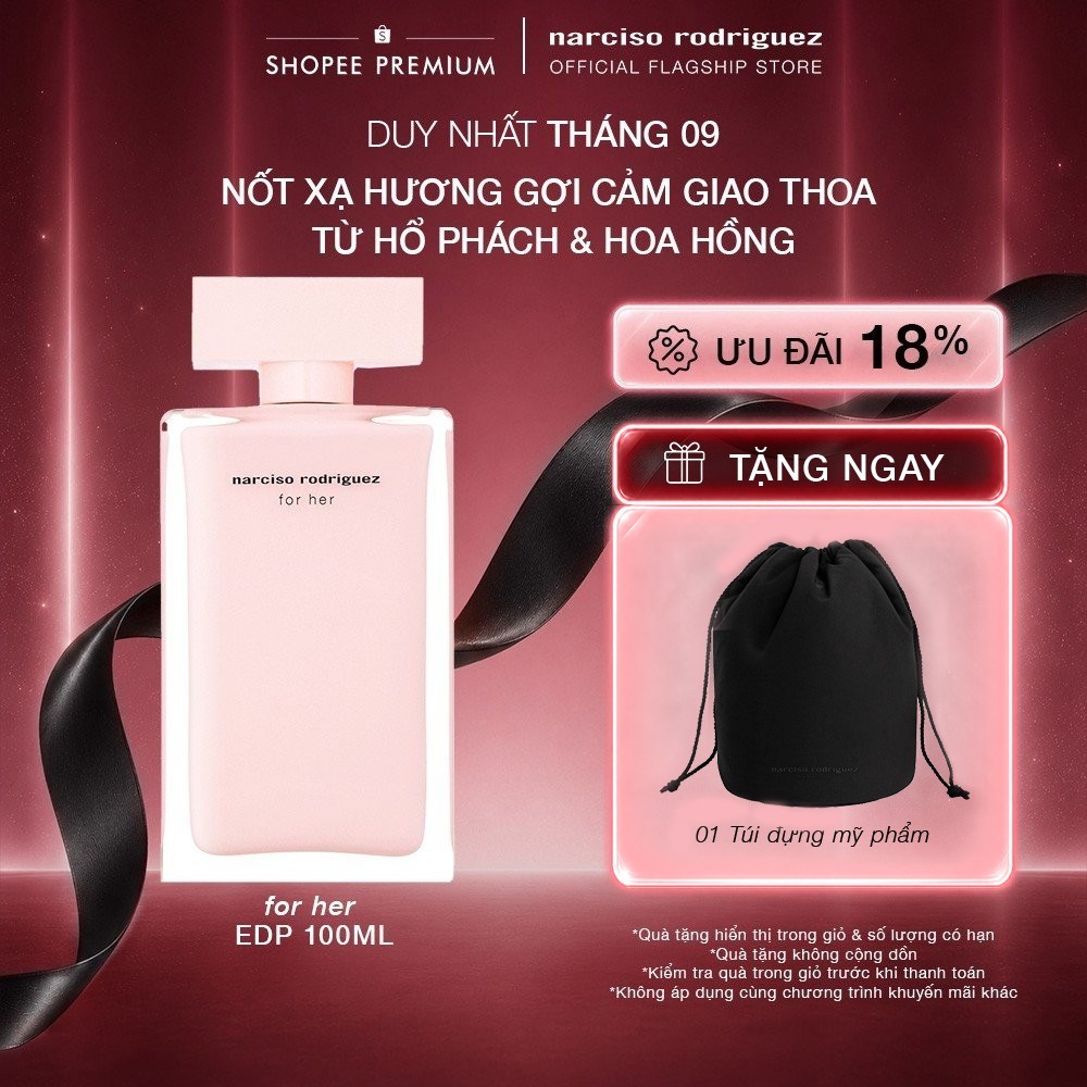 Nước Hoa nữ Narciso Rodriguez For Her Eau De Parfum 100ml