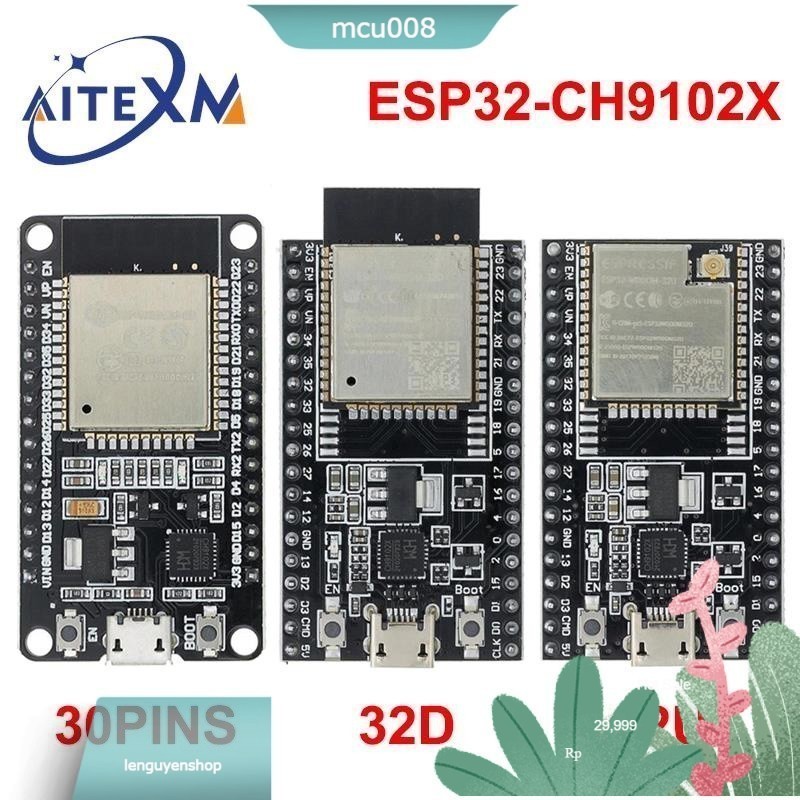Bản Mạch Phát Triển CH9102X WIFI+ Bluetooth Mới ESP32