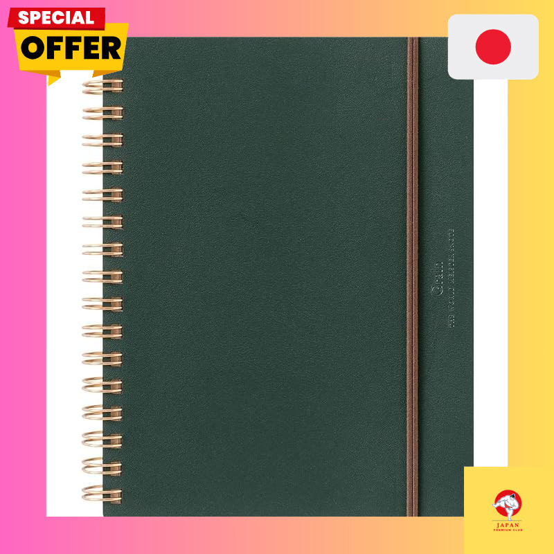 Midori Grain Ring Notebook, B6 Variant Size, Assorted Colors