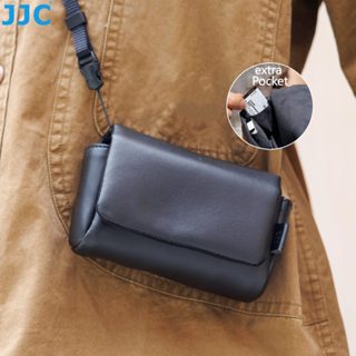  JJC Túi đựng máy ảnh Giá đỡ bảo vệ bằng da siêu sợi cho Ricoh GR IV GR III GR IIIx GR4 GR3 GR3x HDF RX100VII ZV-1 II ZV-1F G7X Mark III 