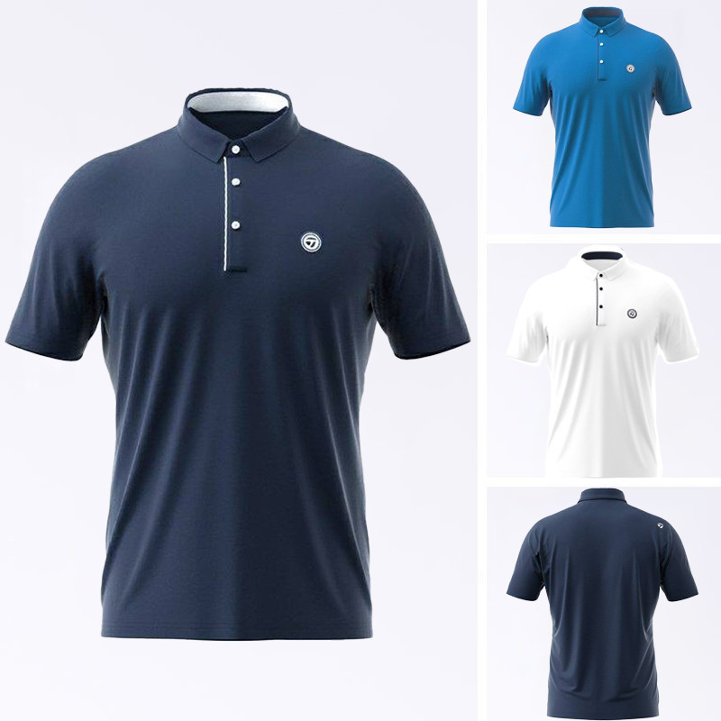 Áo Polo golf nam Taylormade mới mùa hè, thoáng khí, nhanh khô - IWS8