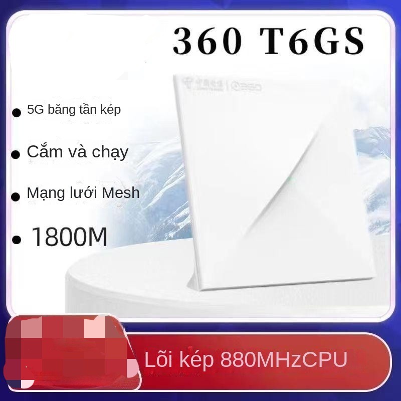 [Xả kho, cắt mã] 360 T6GS: WiFi 6 Ax1800 | Siêu Tốc  Bộ Phát WiFi 6 ZTE  E2615 / E2603 / E1600 -TPli
