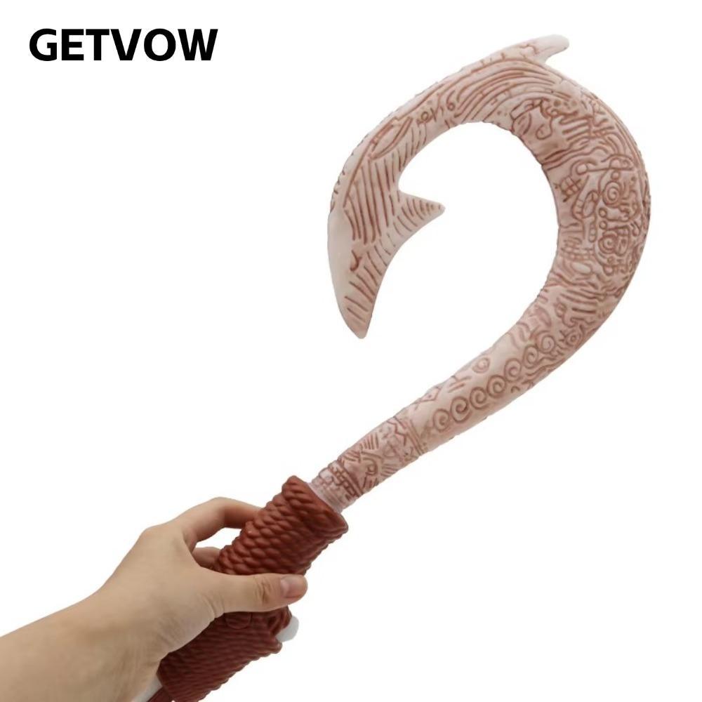 GETVOW Moana 2 Ocean Adventure Toys, 42cm Cosplay Đạo cụ Maui Fish Hook Toy, Âm thanh thời trang và 
