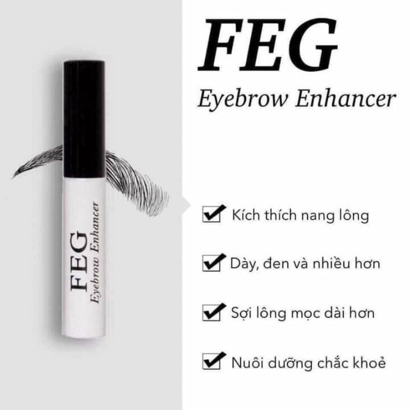 [HÀNG LOẠI 1]SERUM DƯỠNG MÀY FEG ĐEN  XỊN
