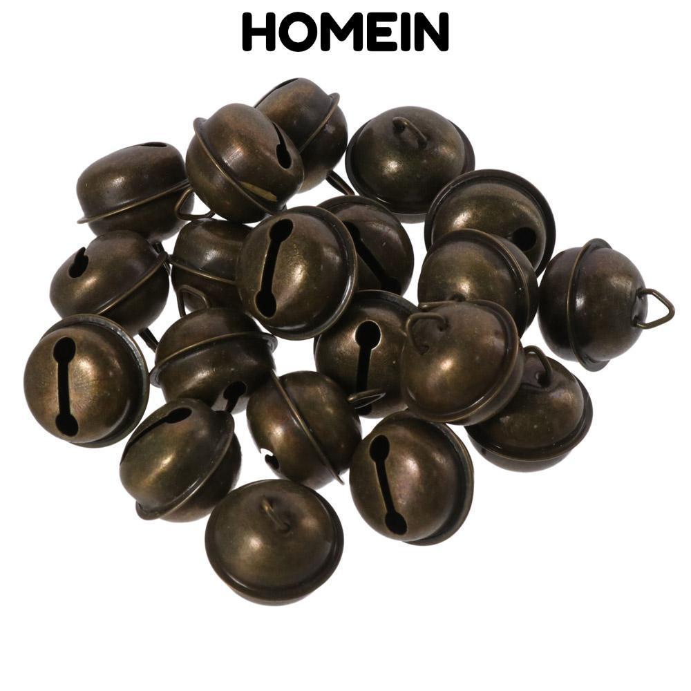 HOMEIN 20 Chiếc Chuông, Chuông Jingle Thép 22 Mm, Chuông Đồng Thau Jingle Cho Hàng Thủ Công