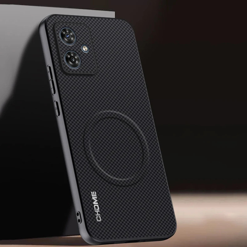 Dành Cho Motorola Moto G14 Ốp Lưng Xe Sang Trọng Từ Giá Đỡ Điện Thoại Cho Motorola G14 4G Silicon Ch