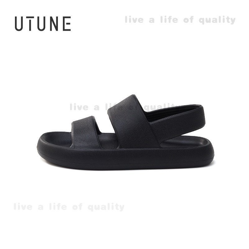 Xăng đan Đế Bằng UTUNE Cho Nam Cao Su EVA Sandal Đi Biển Giày Mềm RZ7Z