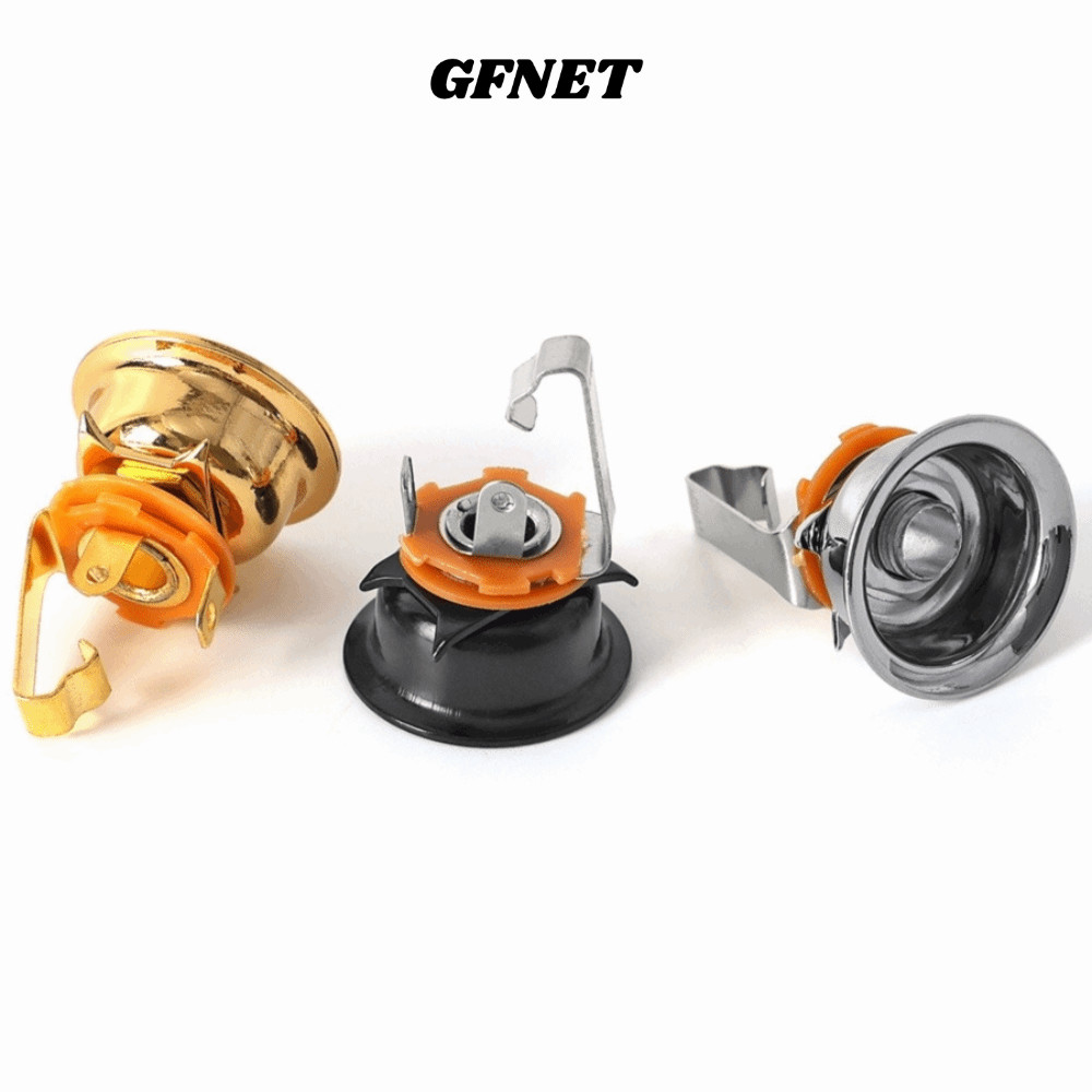 GFNET Guitar Đầu Ra Jack, Đồng Tròn TL Jack Ổ Cắm 6.35mm, Sắt Chống Mài Mòn Tele Guitar Jack Guitar
