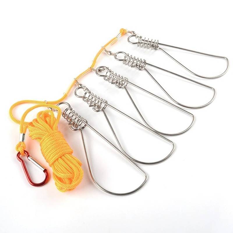 STROASO Fishing Lo Bule Fishing Snaps Chain Stringer With Float Live Fish Lo Belt VN