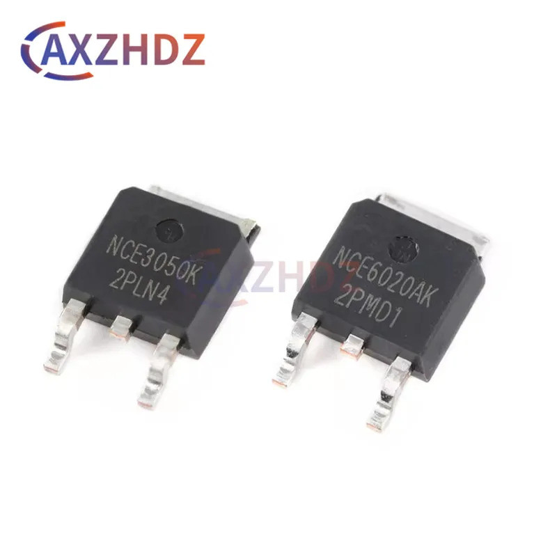 10 CÁI SMD NCE6020AK TO-252-2 NCE3050K 30V / 50A 60V / 20A 45W NCE6020 N-kênh MOSFET Transistor ic c