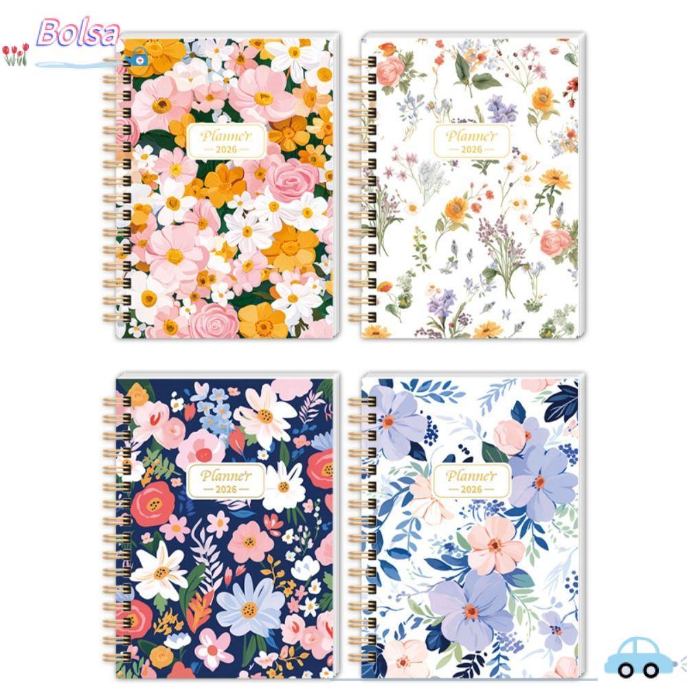 BOLSA 2026 Planner, Jan.2026 - Tháng 12.2026 Lịch hàng tuần và hàng tháng 2026, Lịch trình chương tr