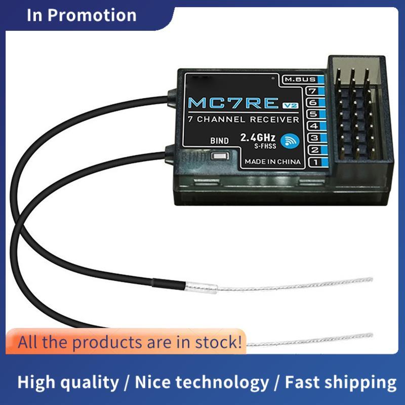 Bộ thu MC7RE-V2 Mô hình 6 kênh 2.4ghz Máy bay Thích hợp cho Mc6c / 7 / Mc8b Xe điều khiển từ xa Mini