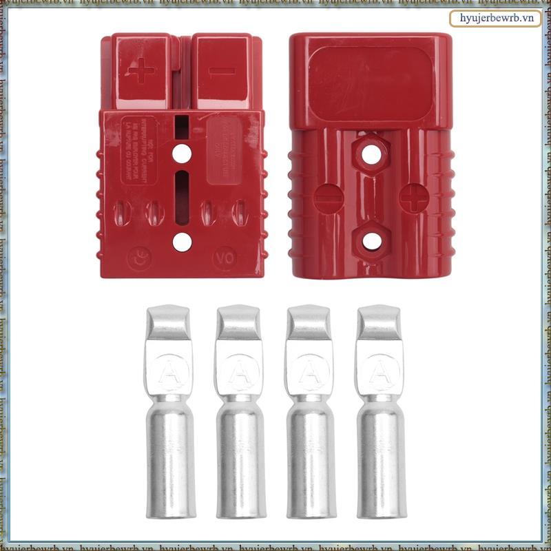2 Miếng Cắm Kết Nối Nhanh 175A 600V Pin Kết Nối Nhanh Cắm Điện Kết Nối Tời Cho Tối Đa 1AWG Dây