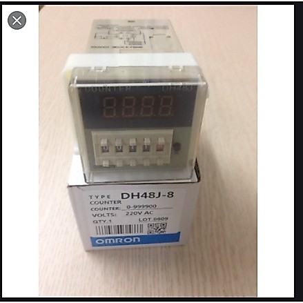 Bộ đếm Counter DH48J-8A 220VAC (kèm đế 8 chân)/ DH48J-A(11) 220VAC (Kèm đế 11 chân)