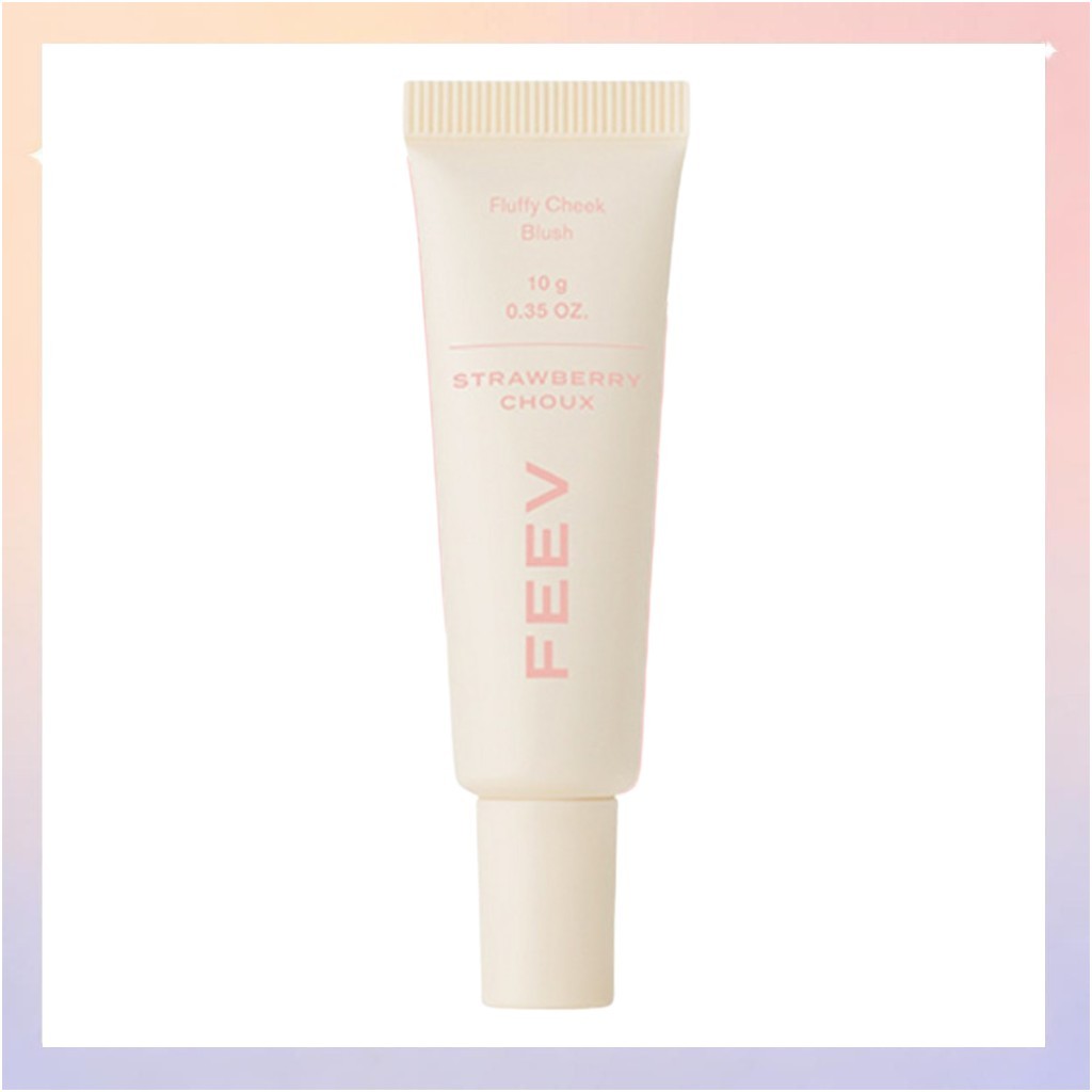 [feev] Phấn má Fluffy Cheek, hương Strawberry Choux, 10g, 1pc / Phấn má Hàn Quốc / Hiệu ứng mịn đẹp 