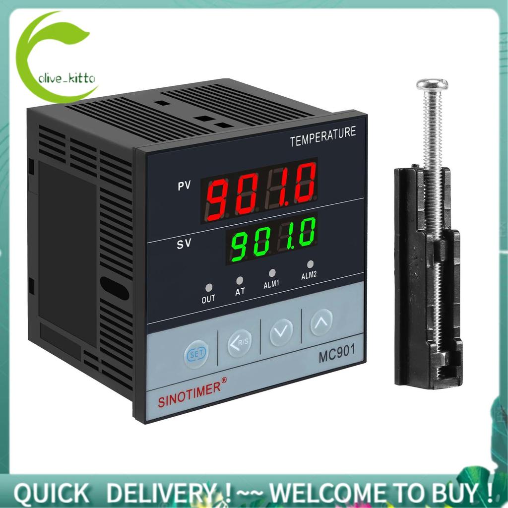 MC901 Bộ điều khiển nhiệt độ PID chống nước kỹ thuật số K Loại PT100 Rơle đầu vào cảm biến Đầu ra SS