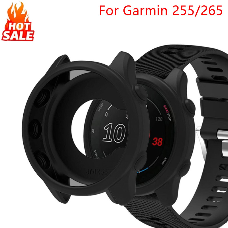 Ốp Silicon Rỗng Cho Garmin Forerunner 255 265 Vỏ Bảo Vệ Silicon Mềm Cho Garmin Forerunner 265 Vỏ Khu