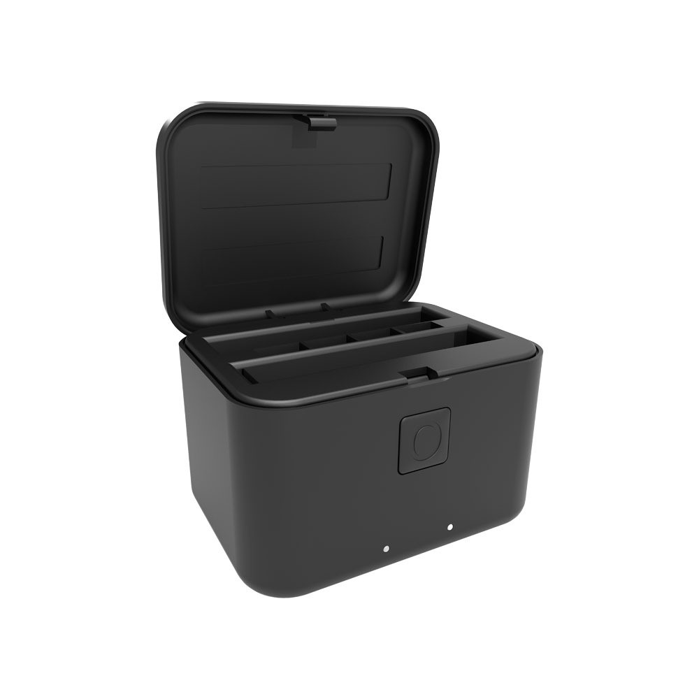 Dành Cho Máy Ảnh Insta360 X5 Pin Sạc Nhanh Hộp Bảo Quản Pin Sạc Kép Có Cáp USB Cho Insta360 X5 Sạc P