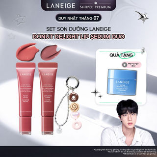 Bộ Đôi Son Dưỡng Môi Có Màu LANEIGE DONUT DELIGHT LIP SERUM DUO