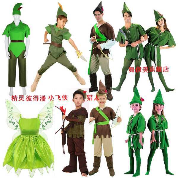 Trẻ Em Robin Hood Yêu Tinh Tinkerbell Tinkerbell Đầm Công Chúa Trình Trang Phục Peter Pan Peter Pan