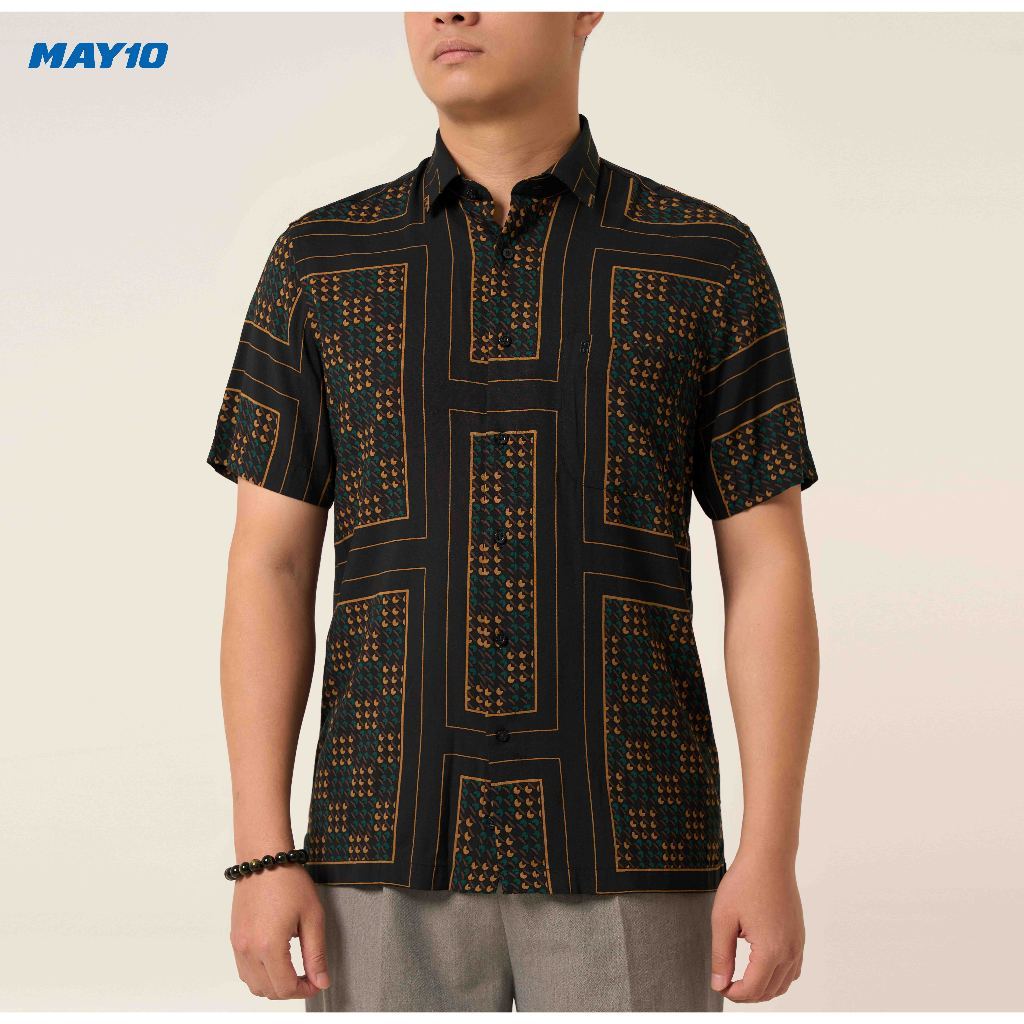 Áo Sơ mi nam cộc tay May 10 form RegularFit mã 010126105LANH 1