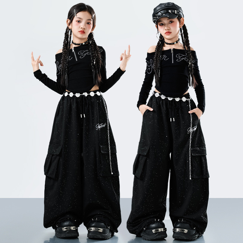 Đồ nhảy hiện đại cho bé gái Bộ tập nhảy cho Quần hiphop bé trai Bộ tập nhảy cho Croptop Đồ nhảy hiph