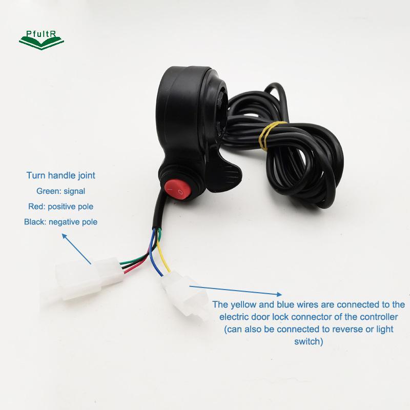 Vôn kế kỹ thuật số PfultR Phạm vi rộng 12V đến 84V dành cho EBike và xe tay ga với giá đỡ 22mm và mà