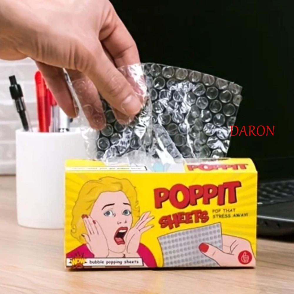 DARON Mini Bubble Wrap, Giấy bong bóng Film Press Pinch Burst Bubble Pump Paper, Đồ chơi thông hơi B