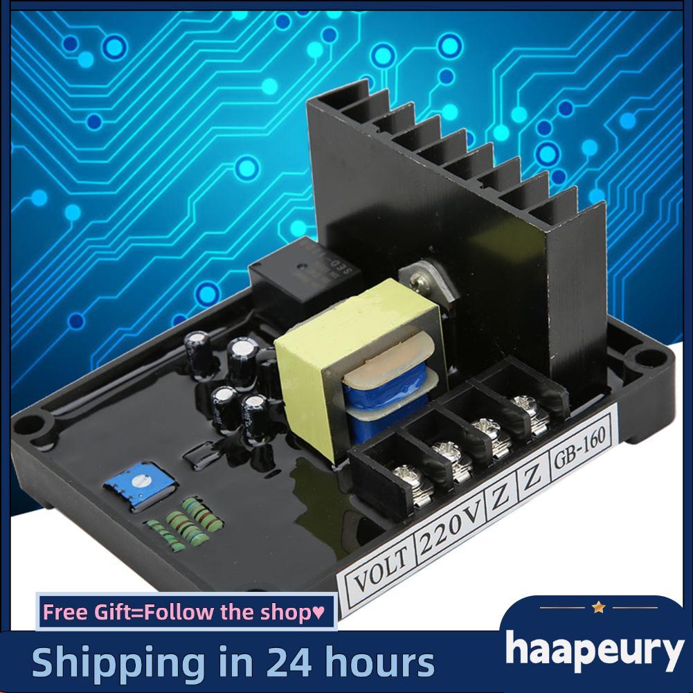 Haape Bộ điều chỉnh điện áp Fafeicy AVR GB160 Tự động cho Bàn chải Máy phát điện ST một pha 274g