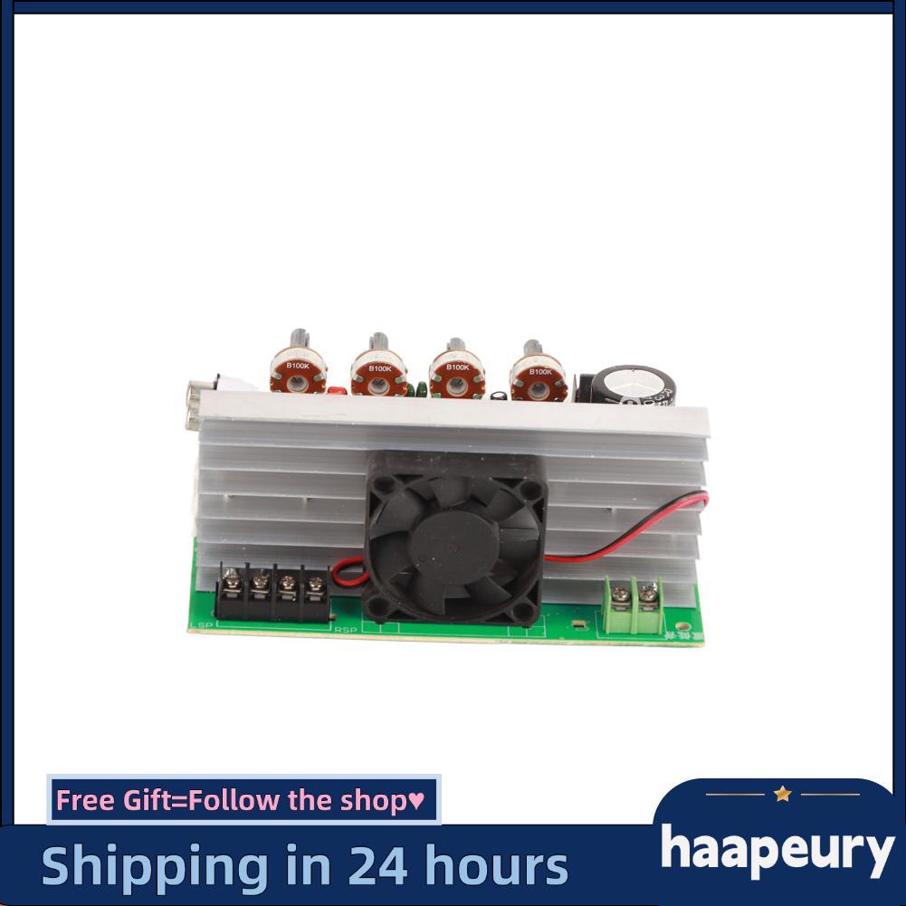 Haape Bảng mạch khuếch đại công suất kỹ thuật số 2.1 kênh Cao 300W có chiết áp Mô-đun loa siêu trầm 
