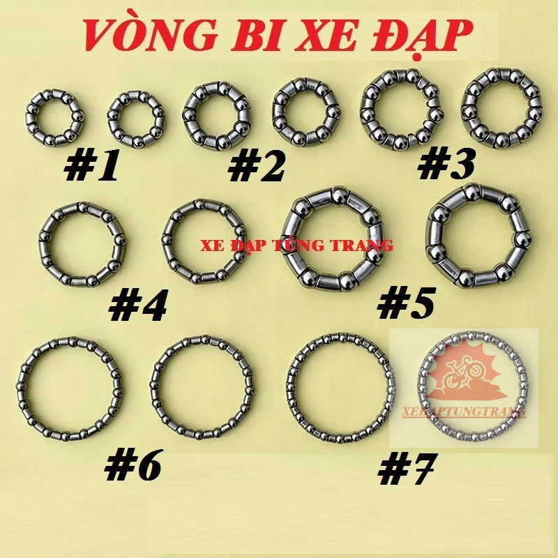 Vòng bi rế xe đạp loại tốt / Vòng bi xe đạp trẻ em / Vòng bi xe đạp thể thao / Vòng bi xe đạp thông 
