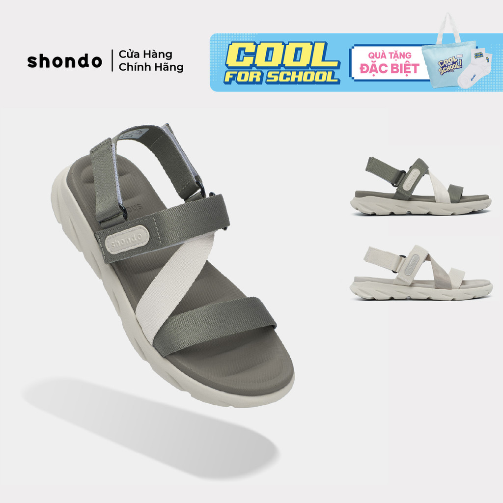 Giày Sandal Nam Nữ F6S Ver 2.0 Thoải Mái, Nhẹ Êm Shondo Nhiều Màu