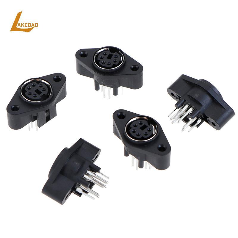 [LAKEBAO] 5 CÁI MDC / S Terminal Soet DIN Ja Connector Mini 6Pin 6P [MỚI]