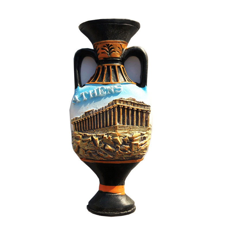 Hy Lạp Thủ đô Athens Landmark Athens Nồi cổ điển Sáng tạo Du lịch Lưu niệm Trang trí Thủ công Nam ch