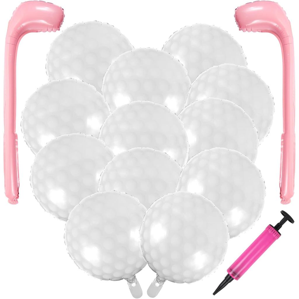 EVERMARKT 14 Miếng Bóng Golf Bóng Golf Bóng Golf Bóng Câu Lạc Bộ Golf Bóng Bay Golf Theo Chủ Đề Golf