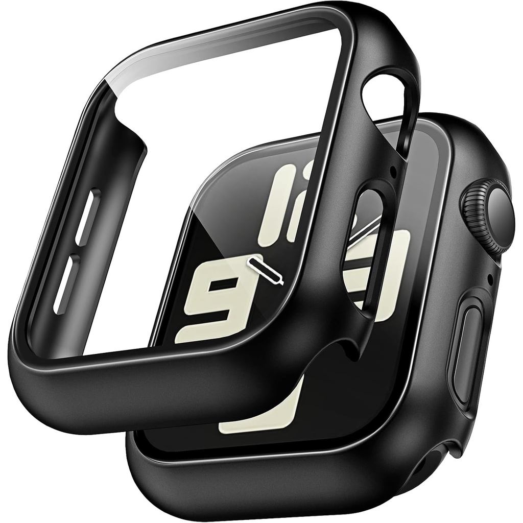 Ốp Lưng Cứng TAURI 2 Gói Tương Thích Cho Apple Watch Series 3 / 2 / 1 42mm Tích Hợp Kính Cường Lực 9
