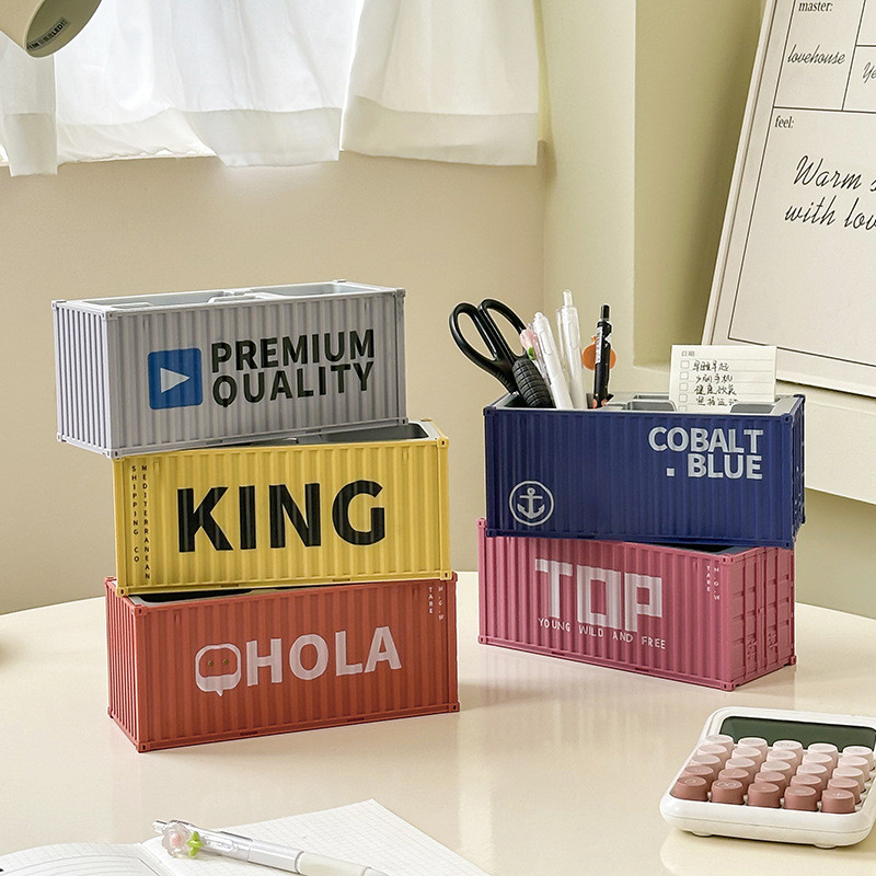 Hộp đựng đồ đồ decor bàn học kệ để bàn làm việc sắp xếp bàn làm việc phụ kiện decor bàn học kệ mini