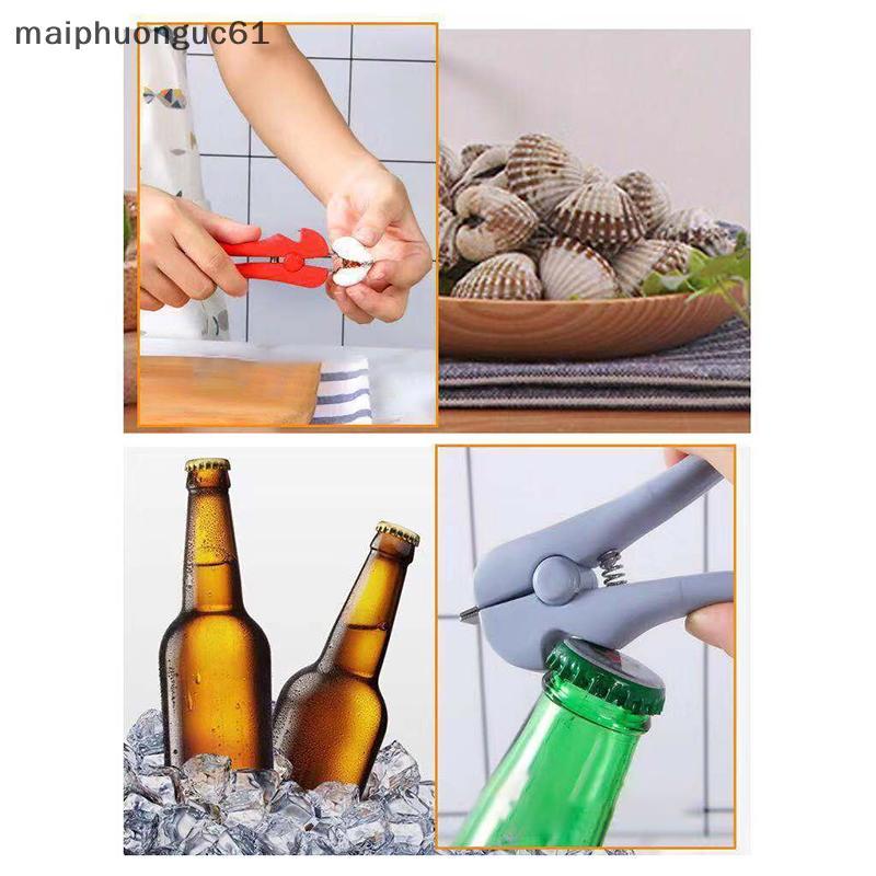 Cá Tuyết 1PC Oyster Shell Opener đa chức năng máu Ngao Clip sò kẹp kẹp mở cho Ngao hải sản mở xách t